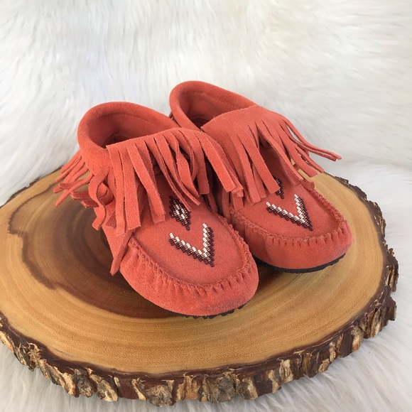 Manitobah leather fringe mukluk moccasins